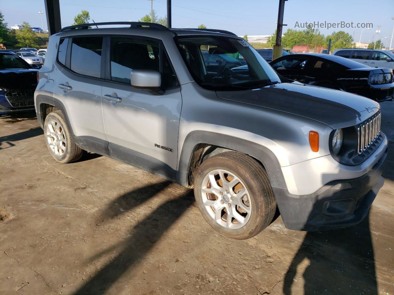 2017 Jeep Renegade Latitude Silver vin: ZACCJABB4HPF03373