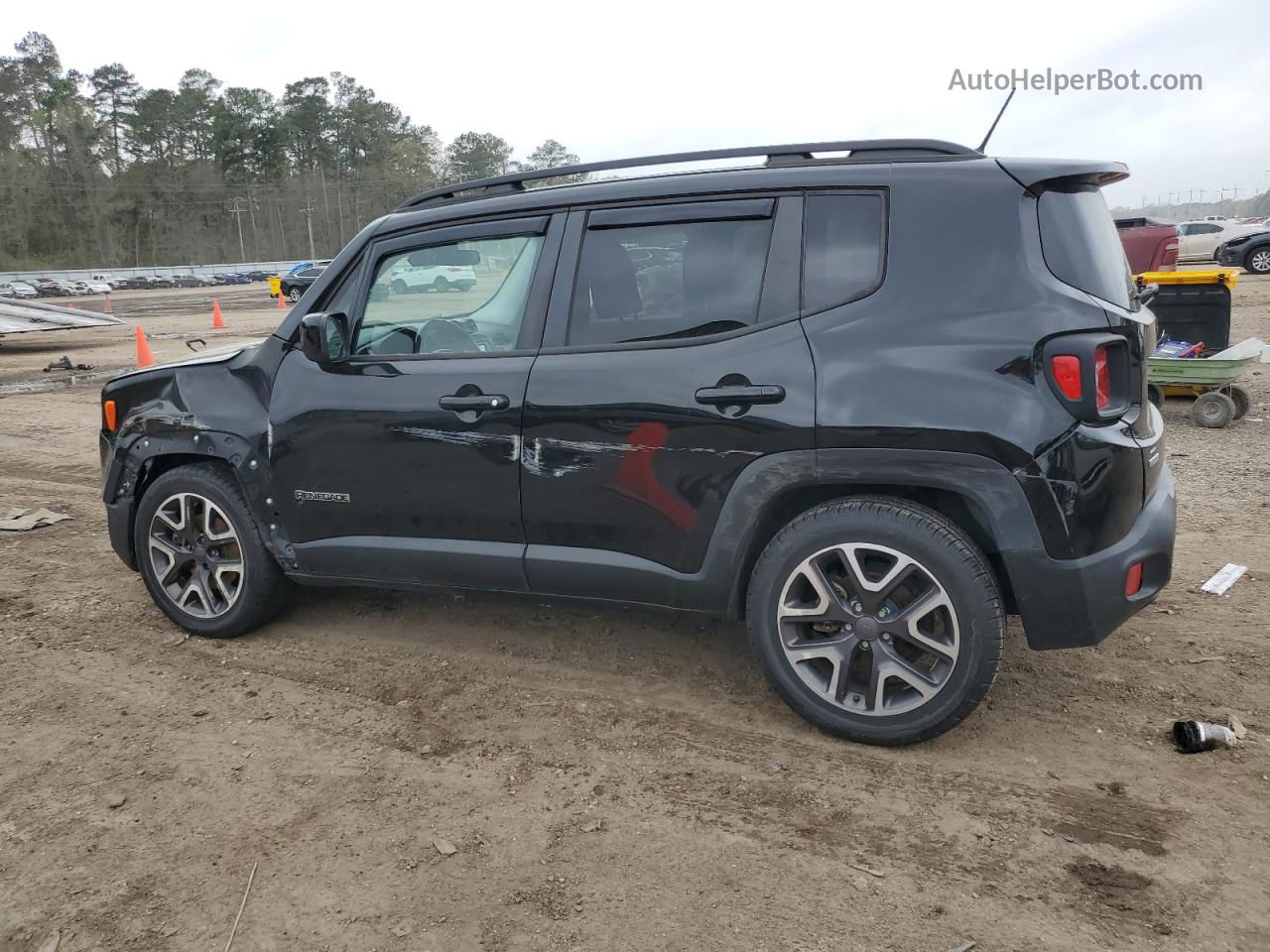 2017 Jeep Renegade Latitude Black vin: ZACCJABB4HPF70099