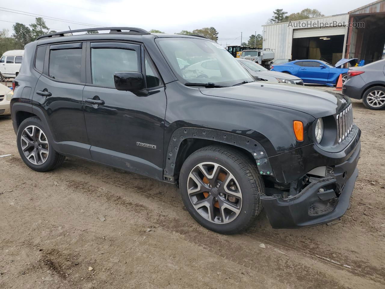 2017 Jeep Renegade Latitude Black vin: ZACCJABB4HPF70099