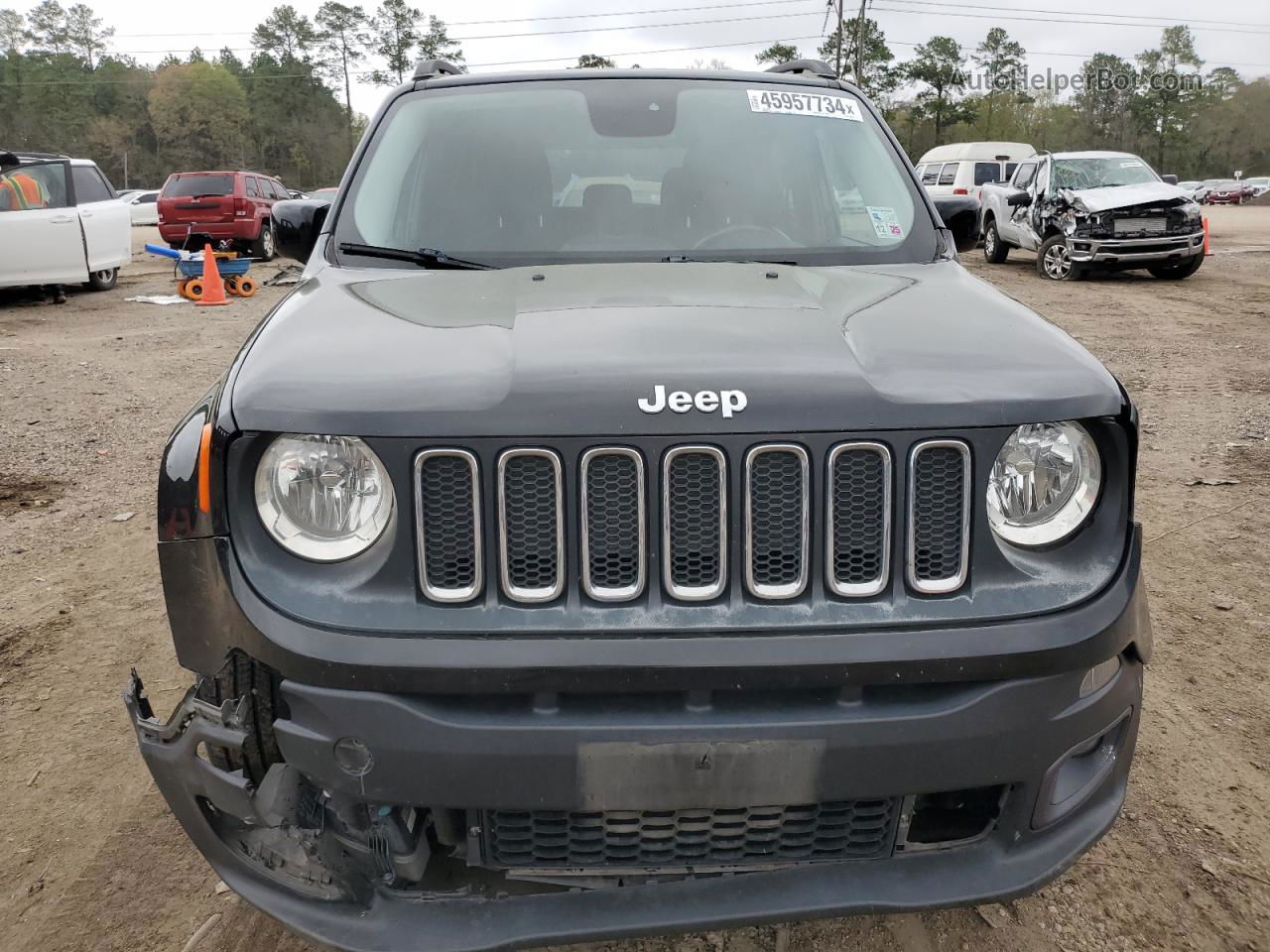 2017 Jeep Renegade Latitude Black vin: ZACCJABB4HPF70099