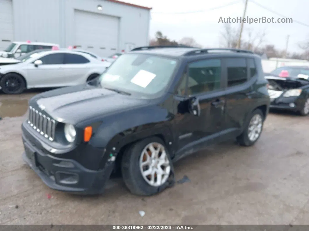 2017 Jeep Renegade Latitude Fwd Black vin: ZACCJABB4HPG52995