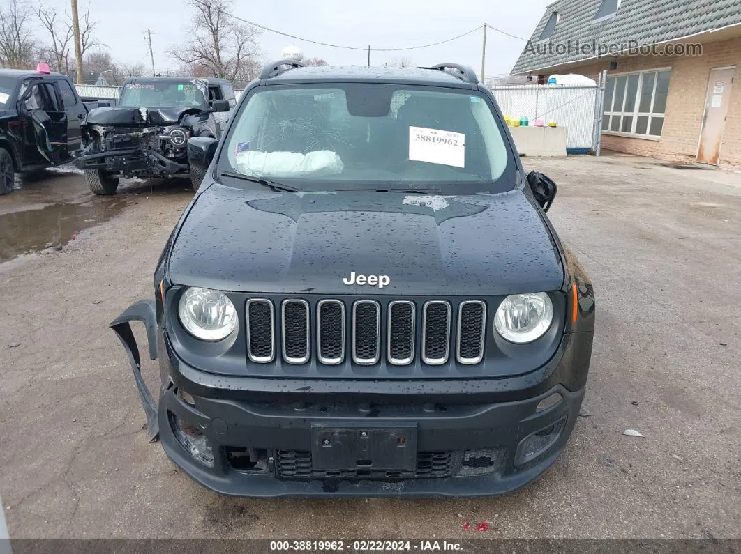 2017 Jeep Renegade Latitude Fwd Black vin: ZACCJABB4HPG52995