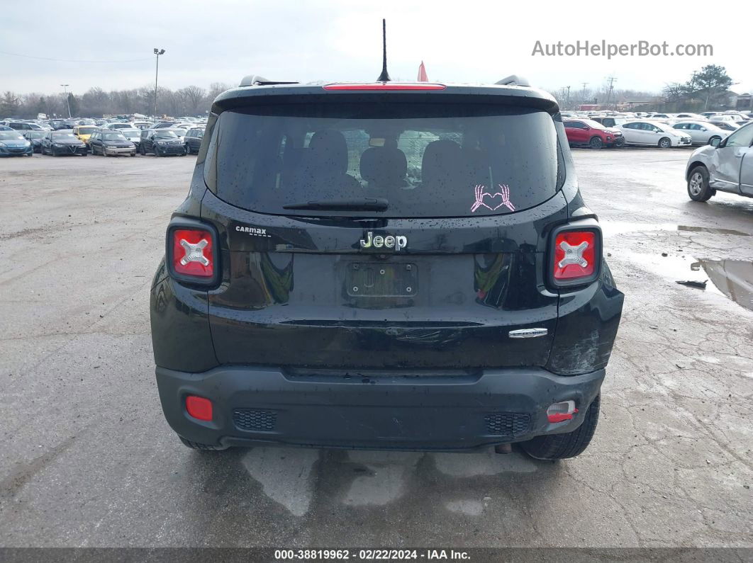 2017 Jeep Renegade Latitude Fwd Black vin: ZACCJABB4HPG52995