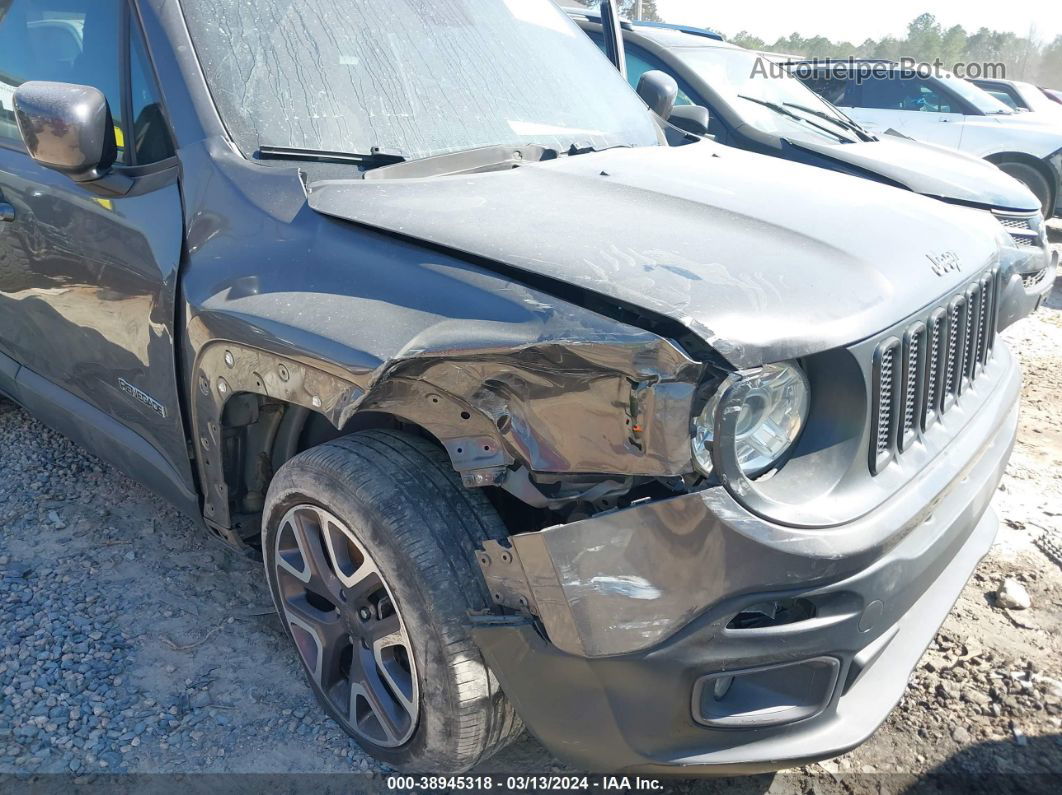 2018 Jeep Renegade Latitude Fwd Серый vin: ZACCJABB4JPG81774