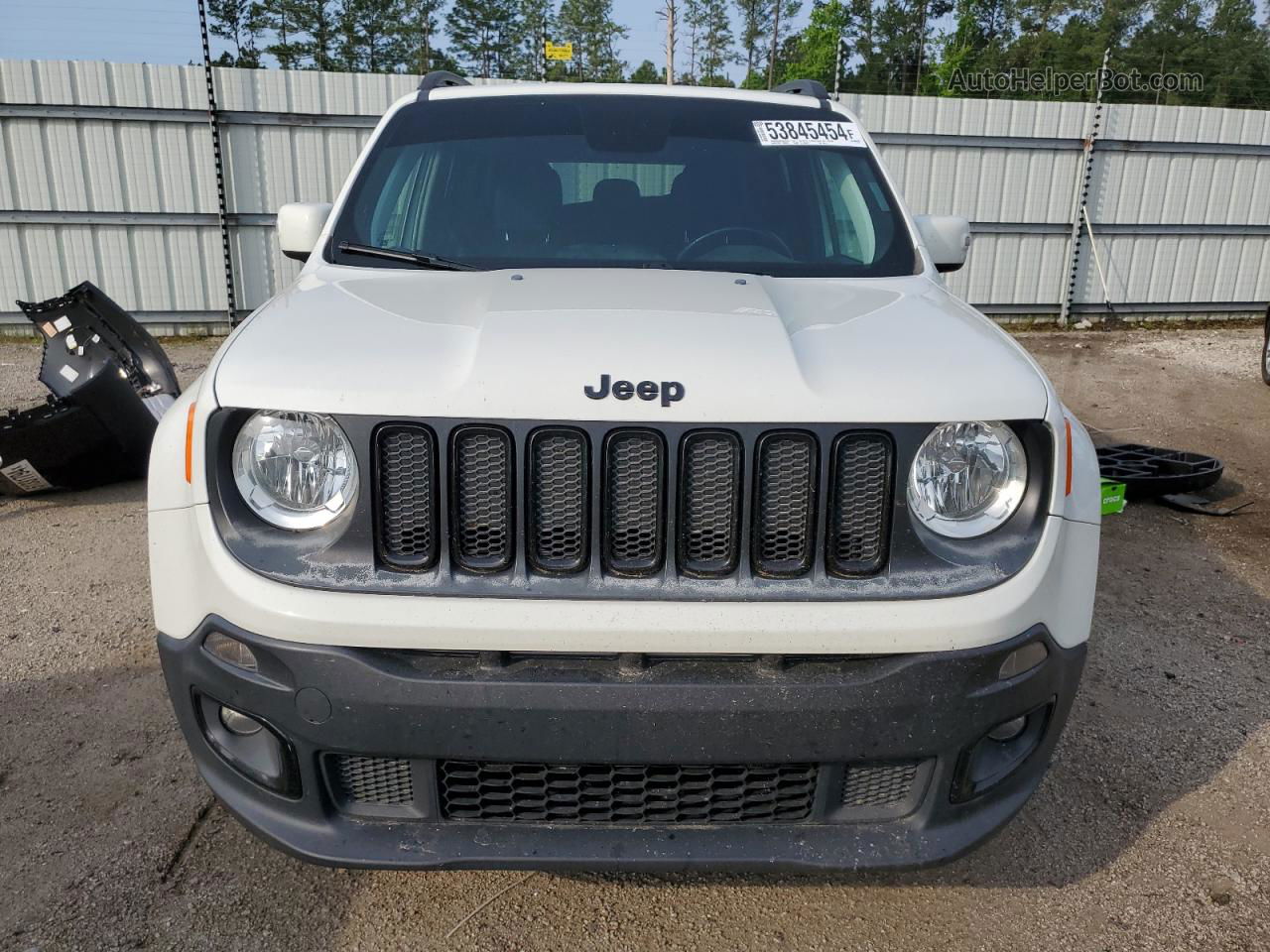 2018 Jeep Renegade Latitude White vin: ZACCJABB4JPG96775