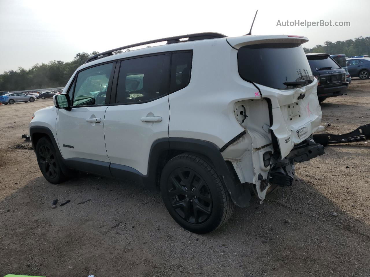 2018 Jeep Renegade Latitude White vin: ZACCJABB4JPG96775