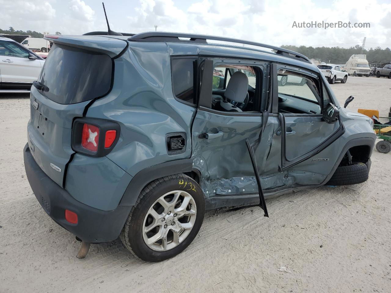 2018 Jeep Renegade Latitude Blue vin: ZACCJABB4JPH29421