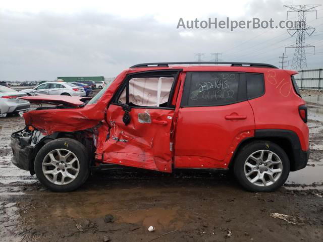 2018 Jeep Renegade Latitude Красный vin: ZACCJABB4JPJ25641