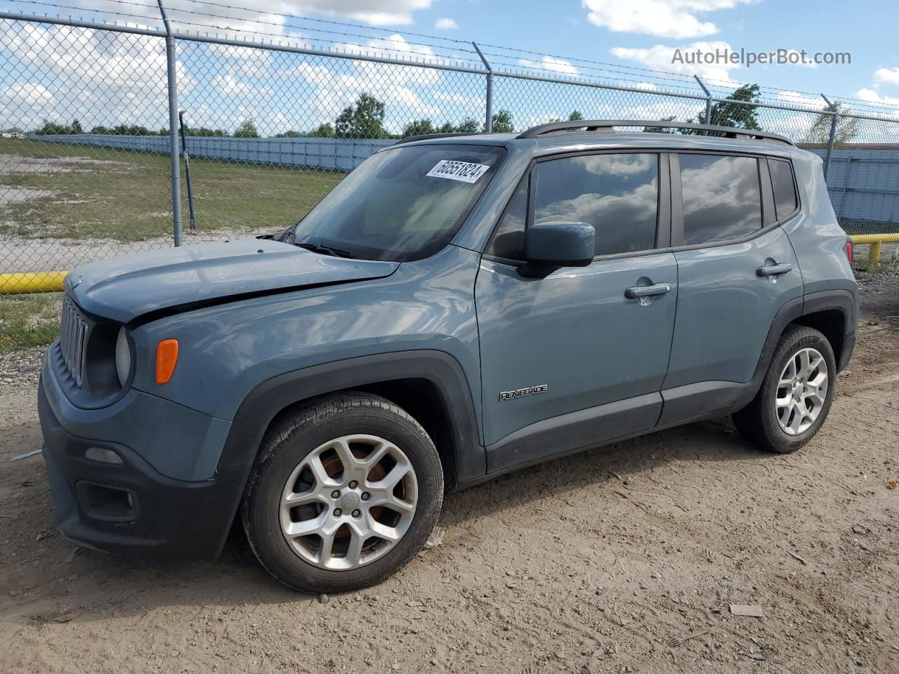 2018 Jeep Renegade Latitude Серый vin: ZACCJABB4JPJ32945