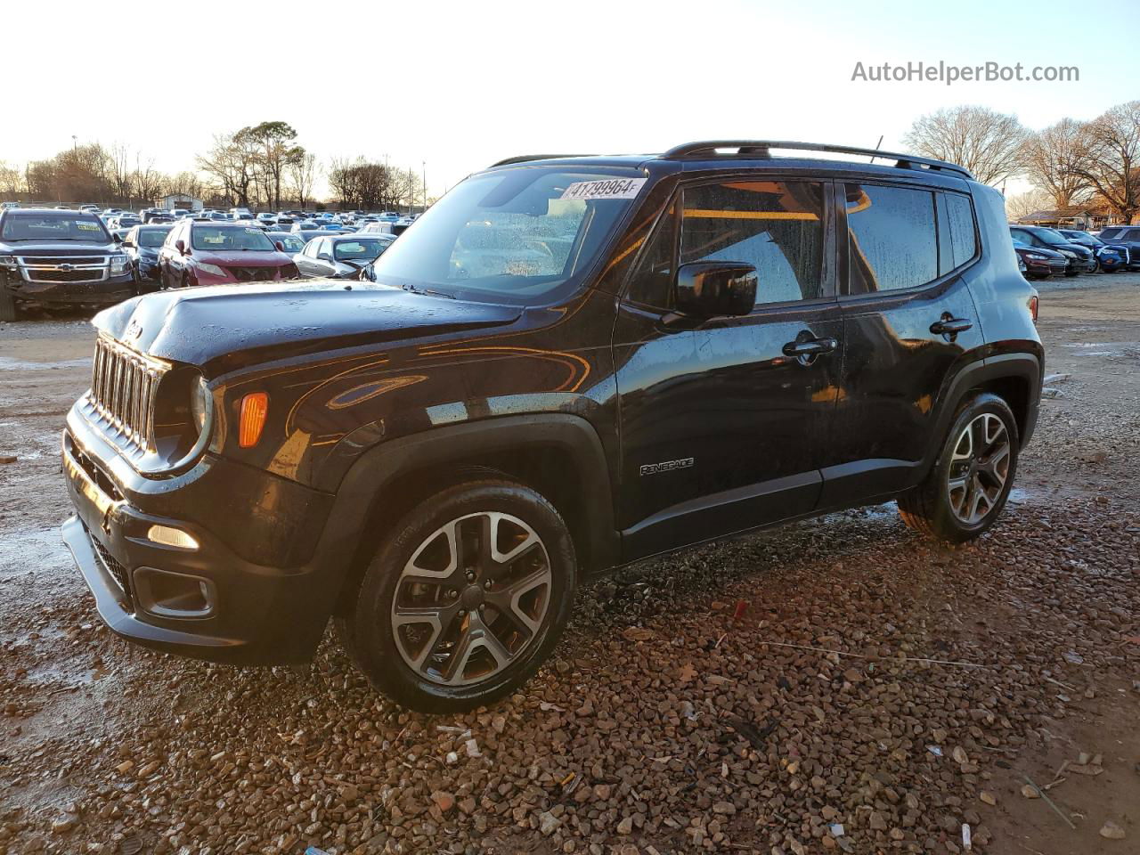 2017 Jeep Renegade Latitude Black vin: ZACCJABB5HPF35135