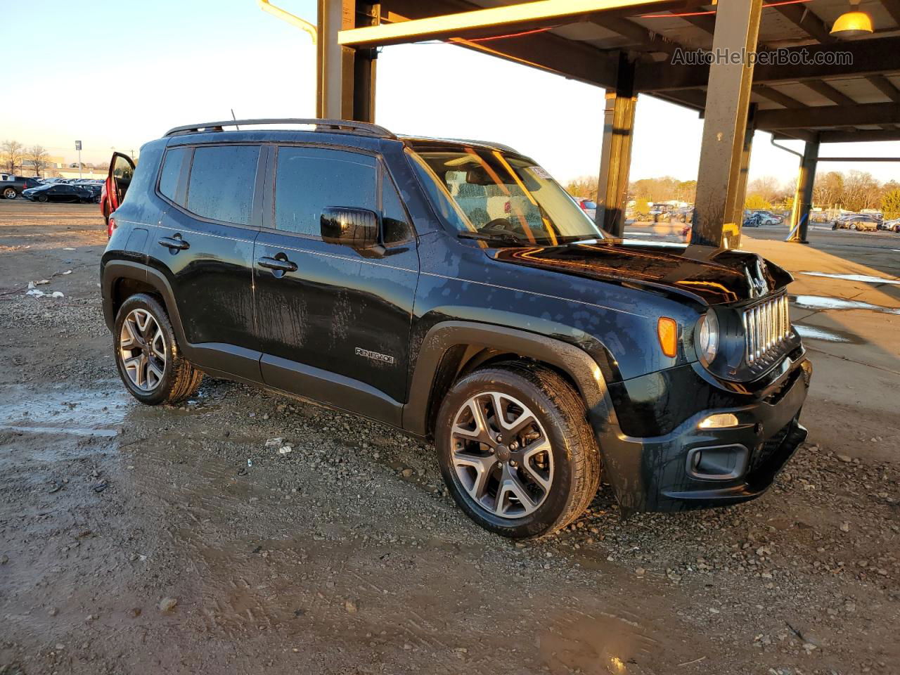 2017 Jeep Renegade Latitude Black vin: ZACCJABB5HPF35135