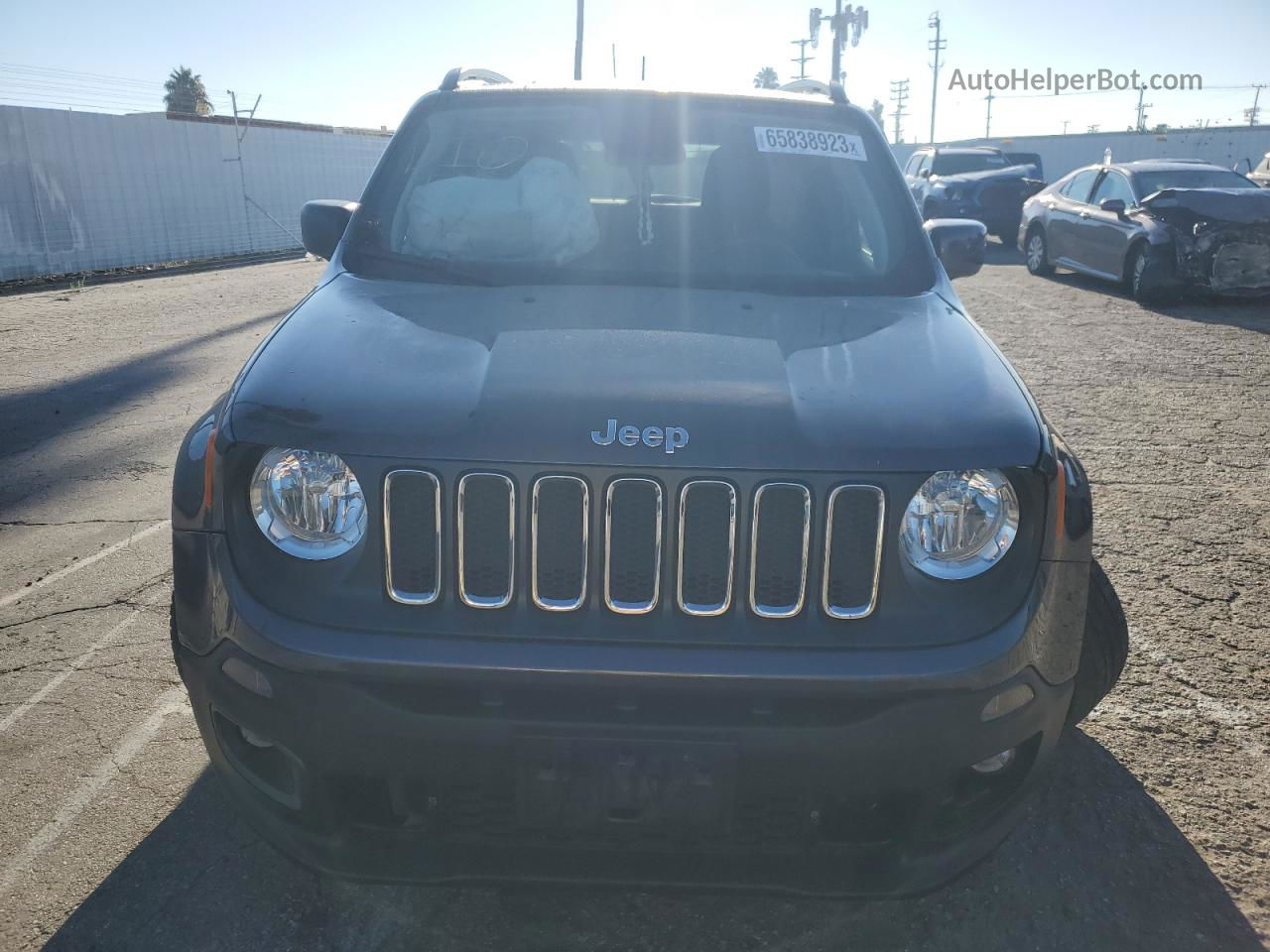 2018 Jeep Renegade Latitude Серый vin: ZACCJABB5JPH27158