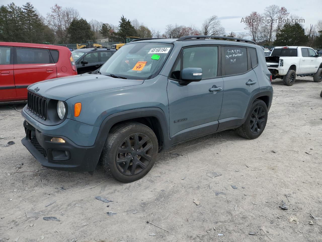 2018 Jeep Renegade Latitude Gray vin: ZACCJABB5JPH97047