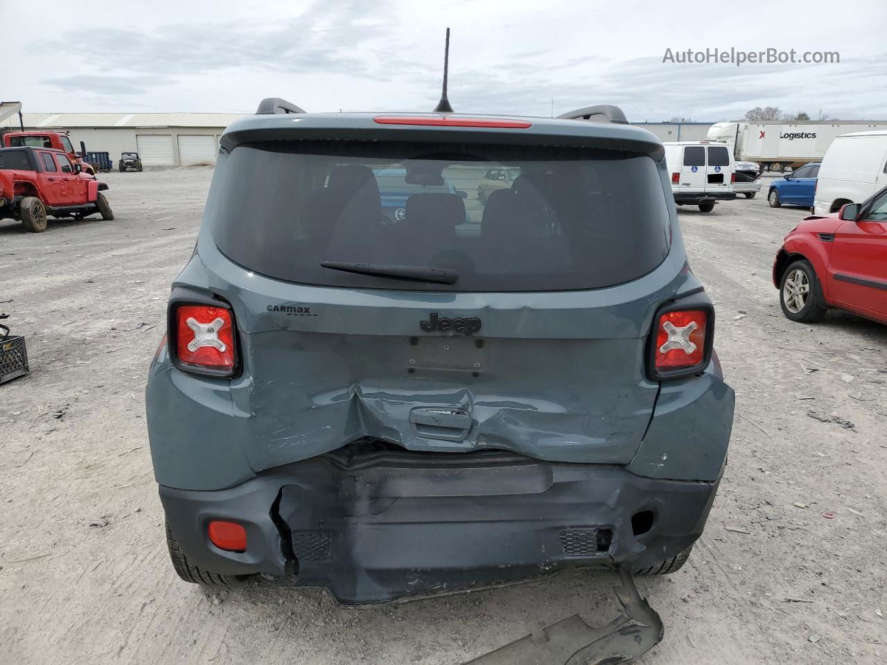 2018 Jeep Renegade Latitude Gray vin: ZACCJABB5JPH97047