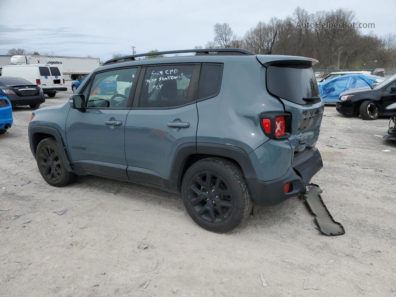 2018 Jeep Renegade Latitude Gray vin: ZACCJABB5JPH97047