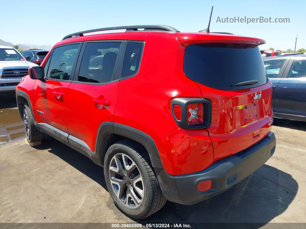 2018 Jeep Renegade Latitude Fwd Red vin: ZACCJABB5JPJ24546