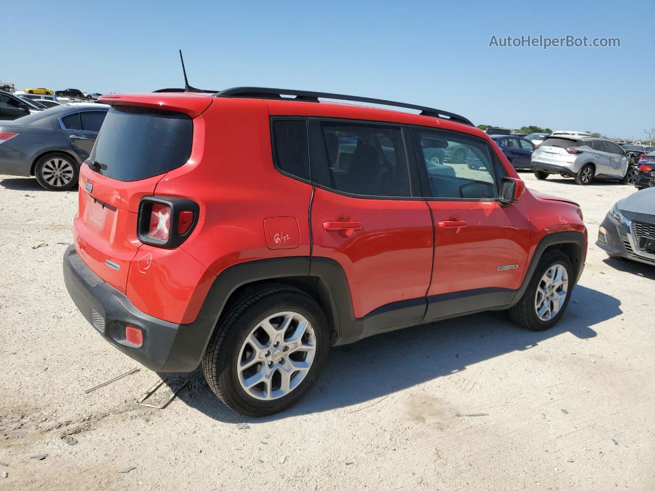 2018 Jeep Renegade Latitude Red vin: ZACCJABB5JPJ29391