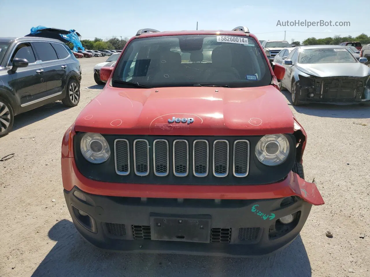 2018 Jeep Renegade Latitude Red vin: ZACCJABB5JPJ29391