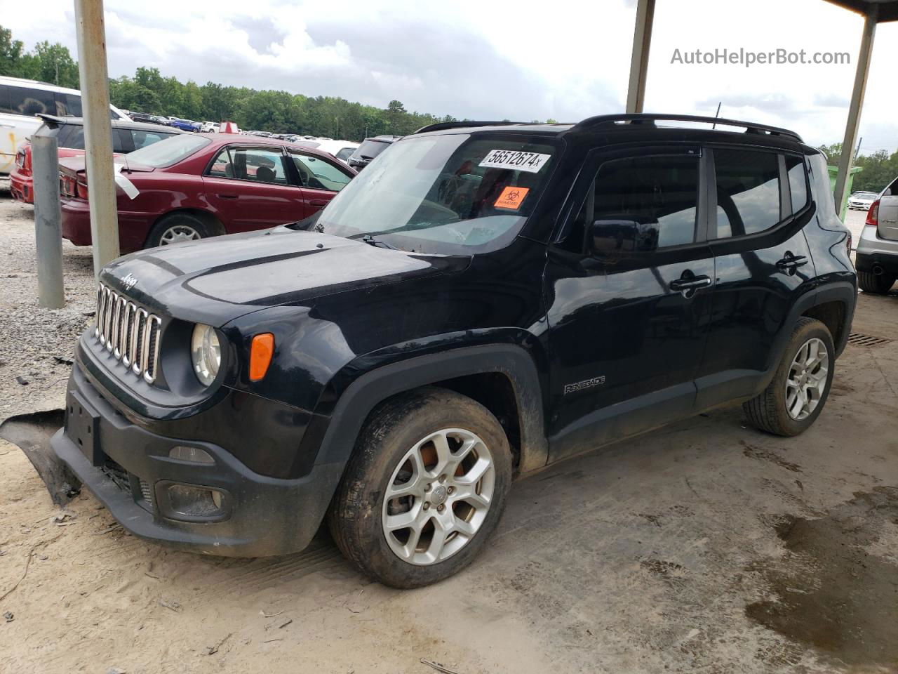 2018 Jeep Renegade Latitude Black vin: ZACCJABB5JPJ46398