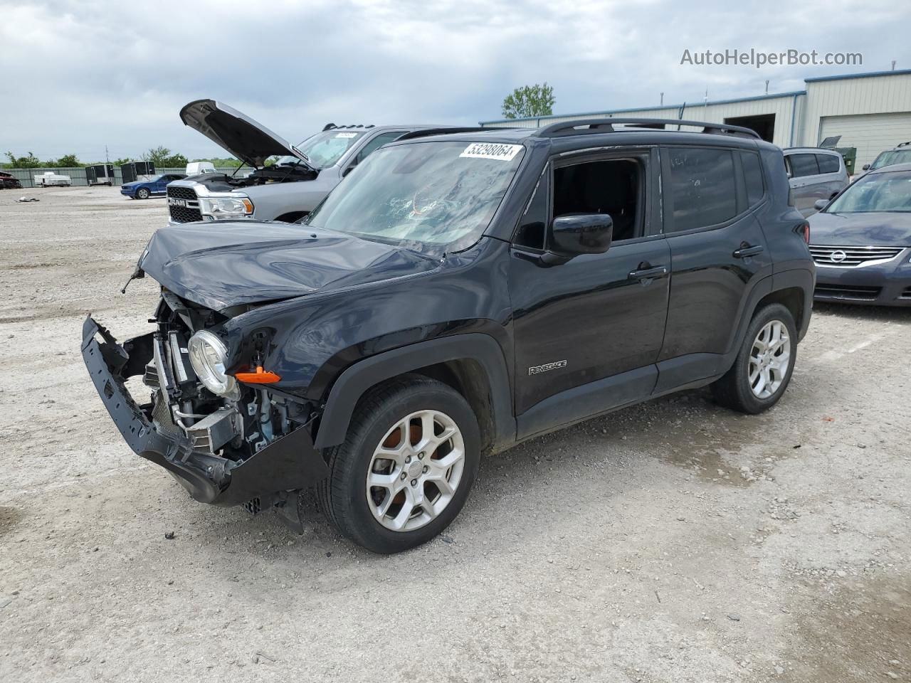 2018 Jeep Renegade Latitude Черный vin: ZACCJABB5JPJ57045