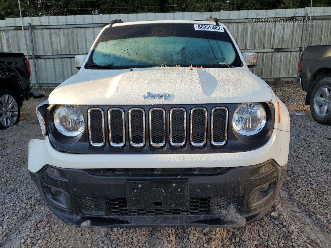 2017 Jeep Renegade Latitude White vin: ZACCJABB6HPF49013