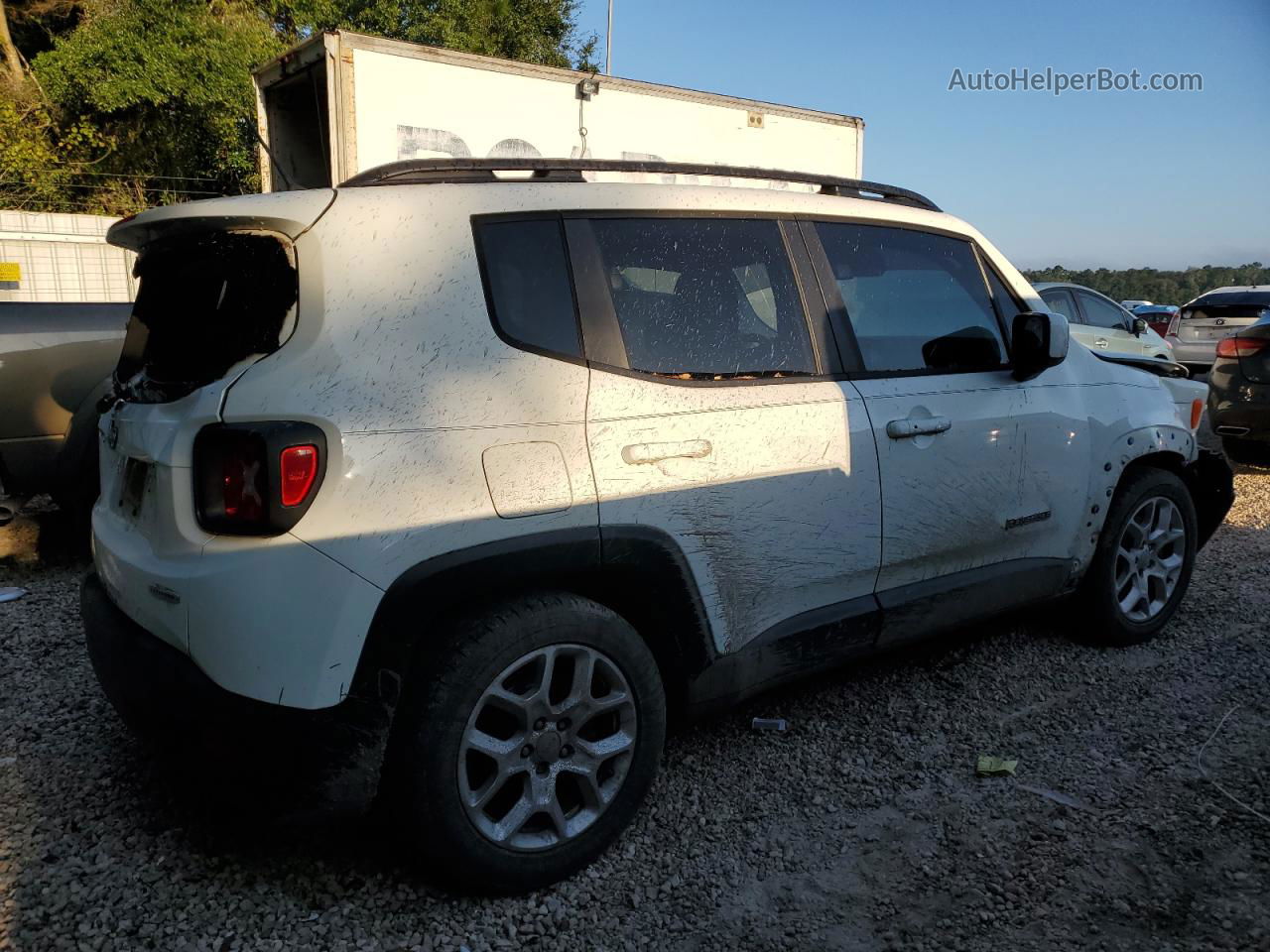 2017 Jeep Renegade Latitude White vin: ZACCJABB6HPF49013