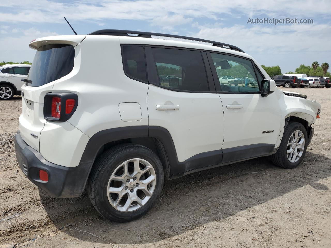 2017 Jeep Renegade Latitude White vin: ZACCJABB6HPG42114