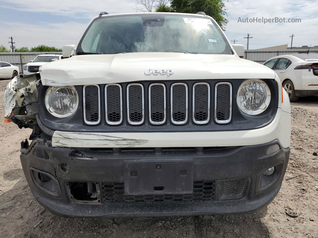 2017 Jeep Renegade Latitude White vin: ZACCJABB6HPG42114