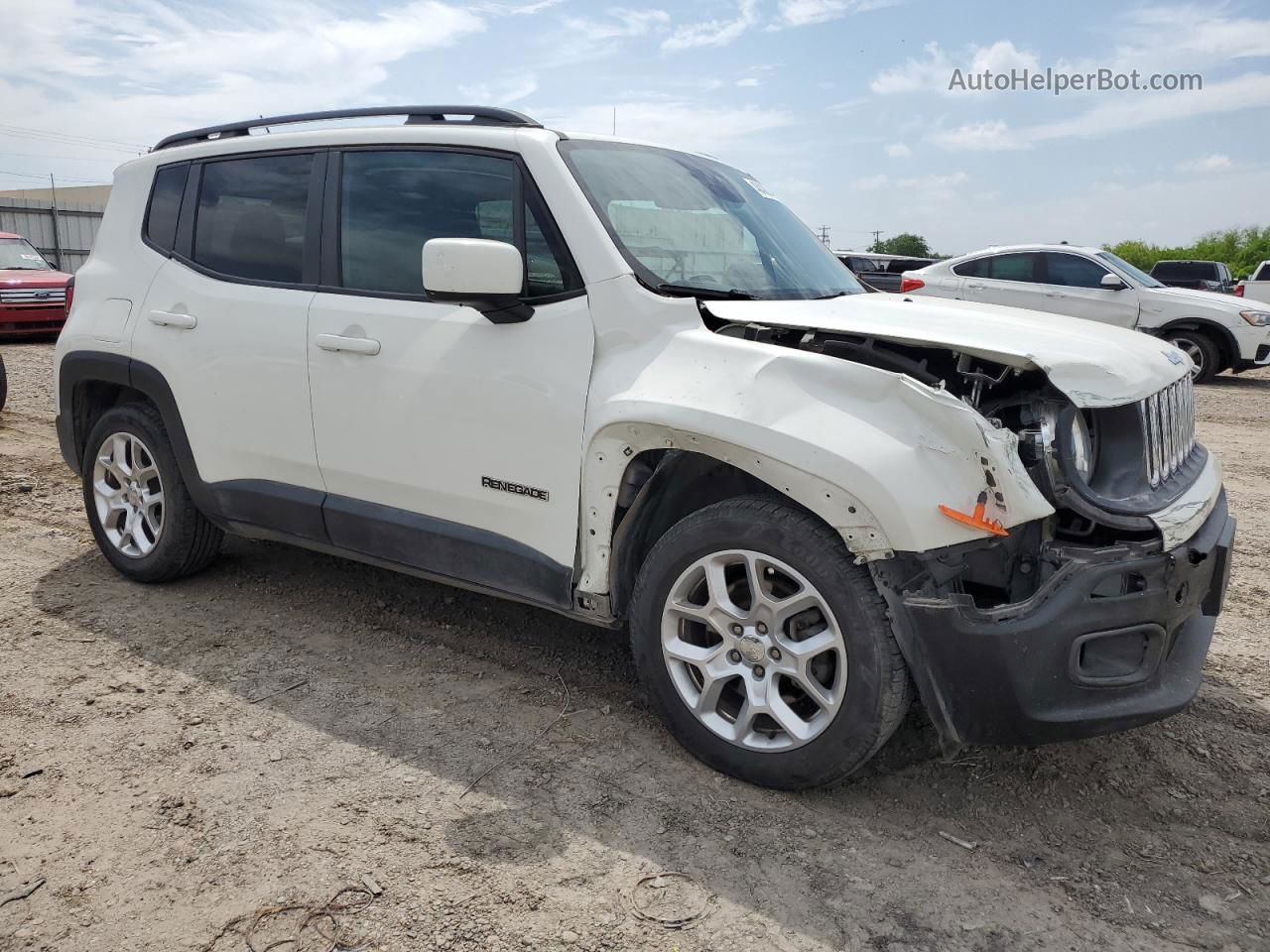 2017 Jeep Renegade Latitude White vin: ZACCJABB6HPG42114