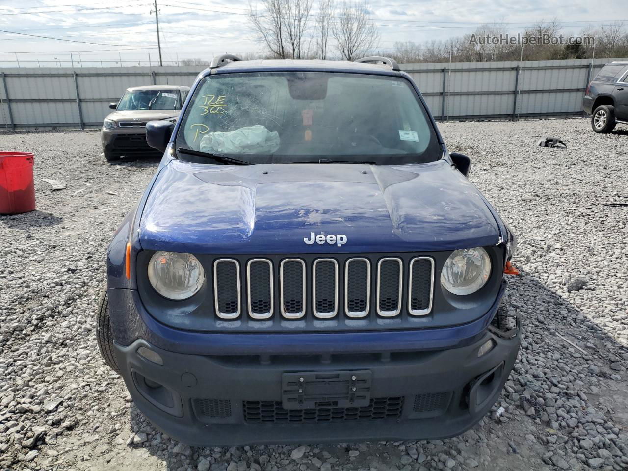 2017 Jeep Renegade Latitude Blue vin: ZACCJABB6HPG48740