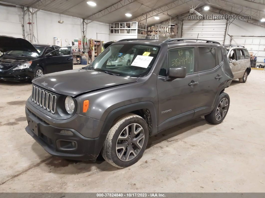 2018 Jeep Renegade Latitude Fwd Gray vin: ZACCJABB6JPG92422