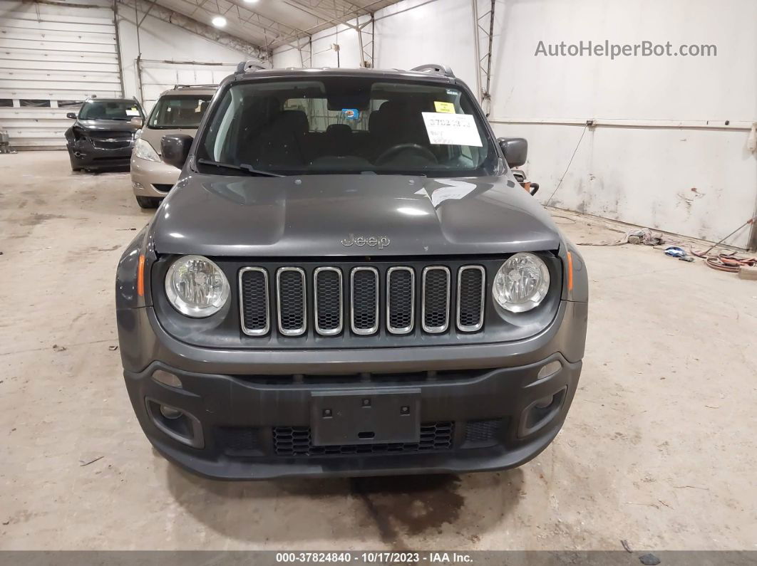 2018 Jeep Renegade Latitude Fwd Gray vin: ZACCJABB6JPG92422