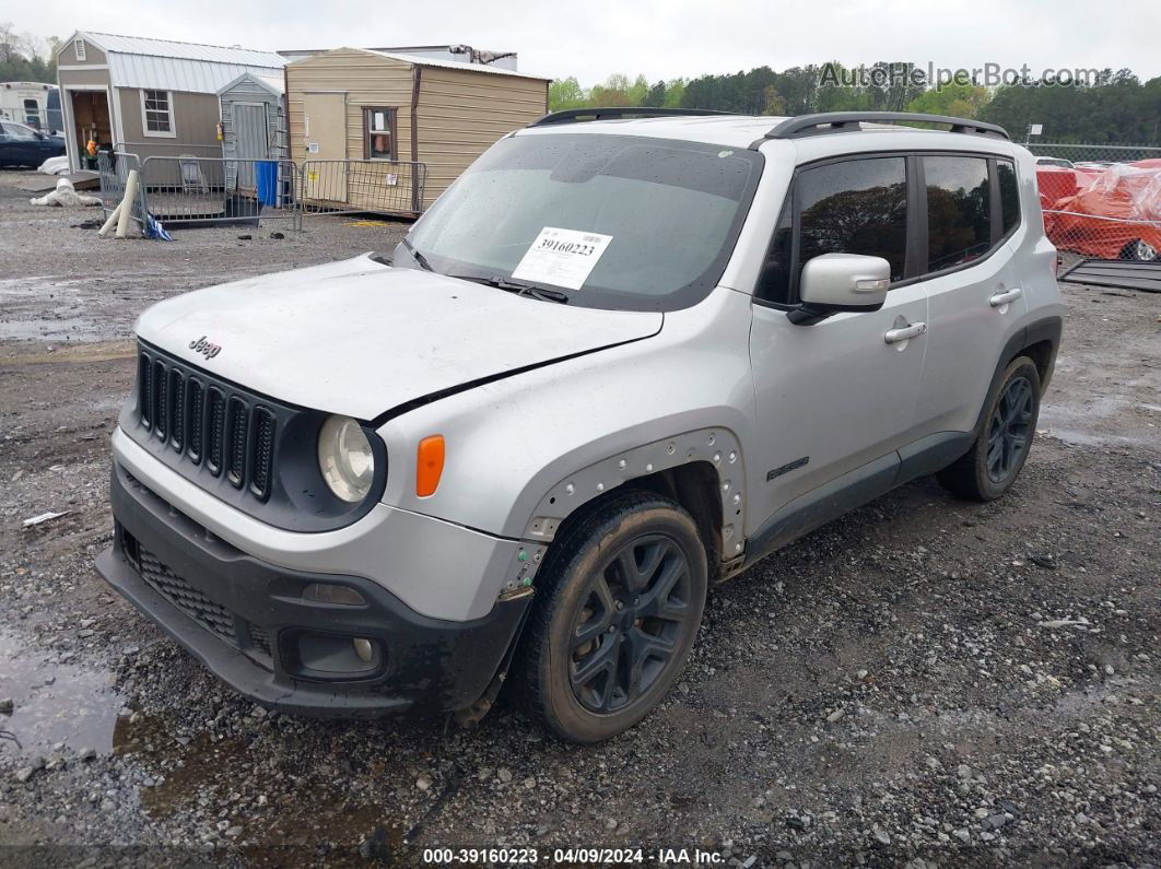 2018 Jeep Renegade Altitude Fwd Silver vin: ZACCJABB6JPH39643