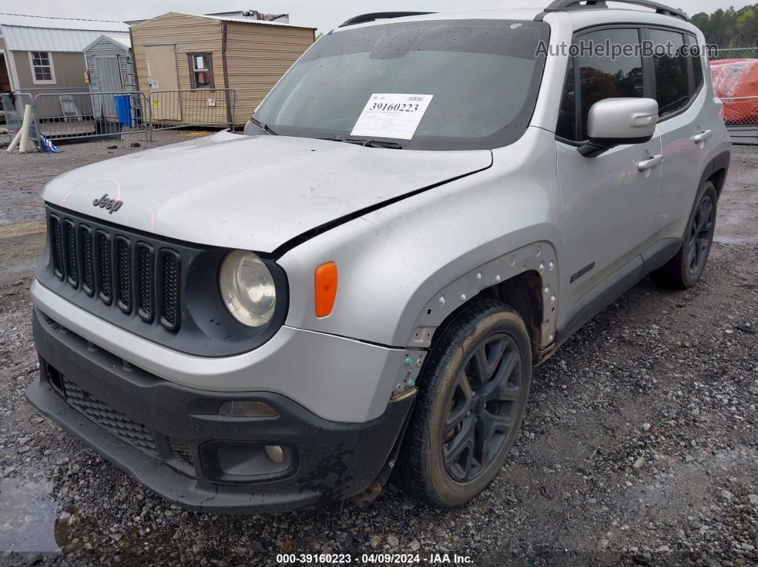 2018 Jeep Renegade Altitude Fwd Silver vin: ZACCJABB6JPH39643