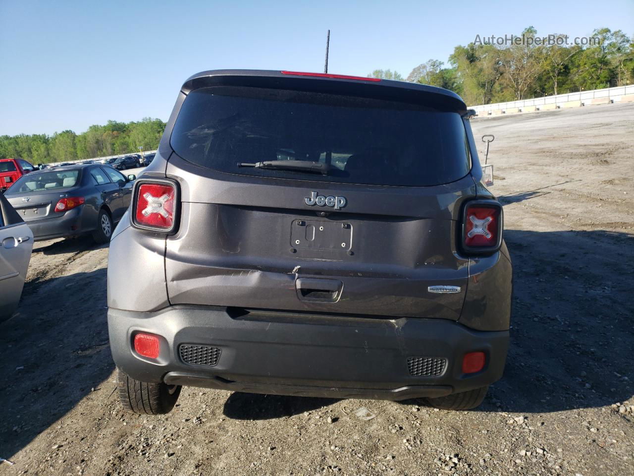 2018 Jeep Renegade Latitude Charcoal vin: ZACCJABB6JPH81679