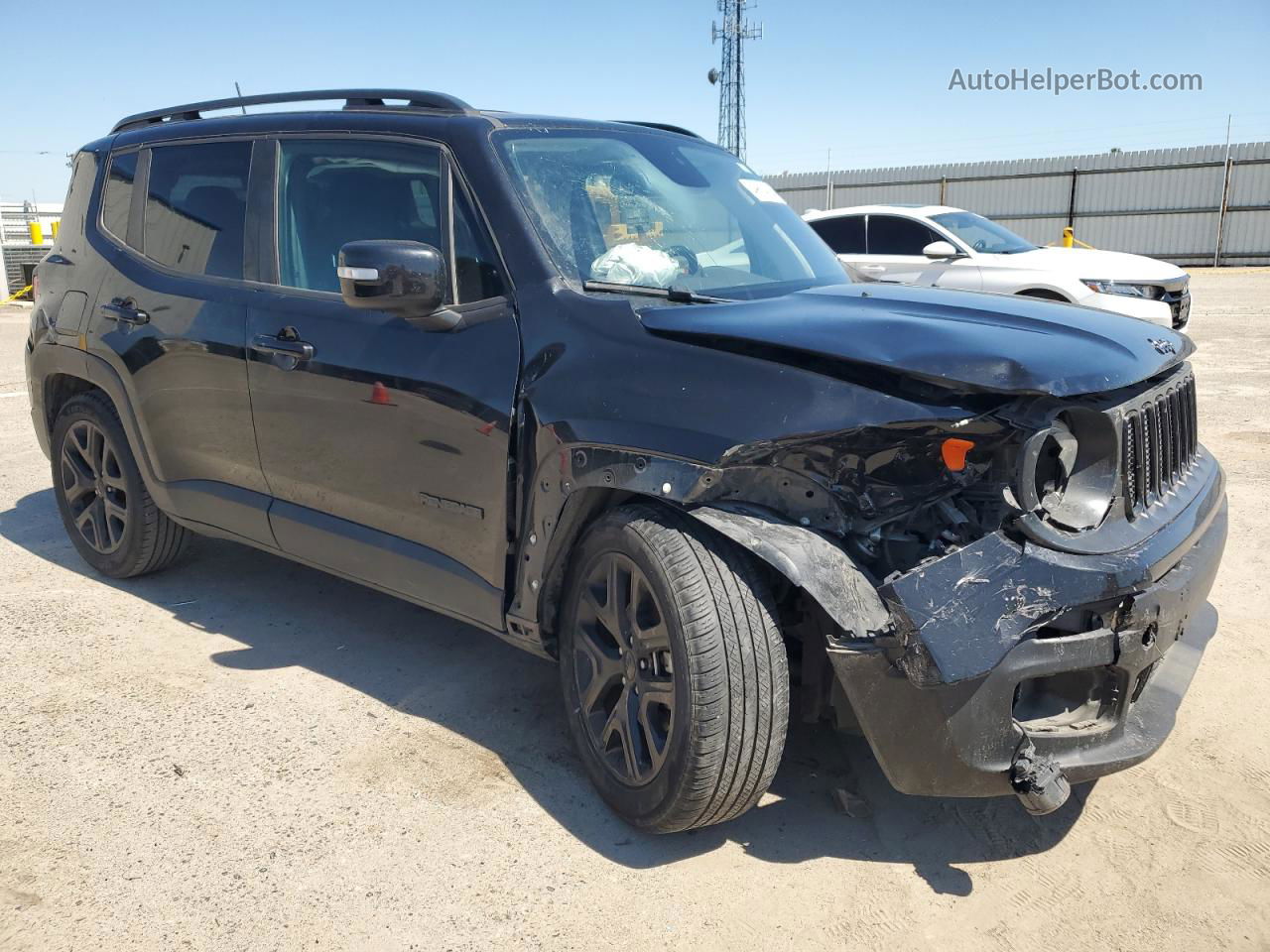 2018 Jeep Renegade Latitude Black vin: ZACCJABB6JPJ47009