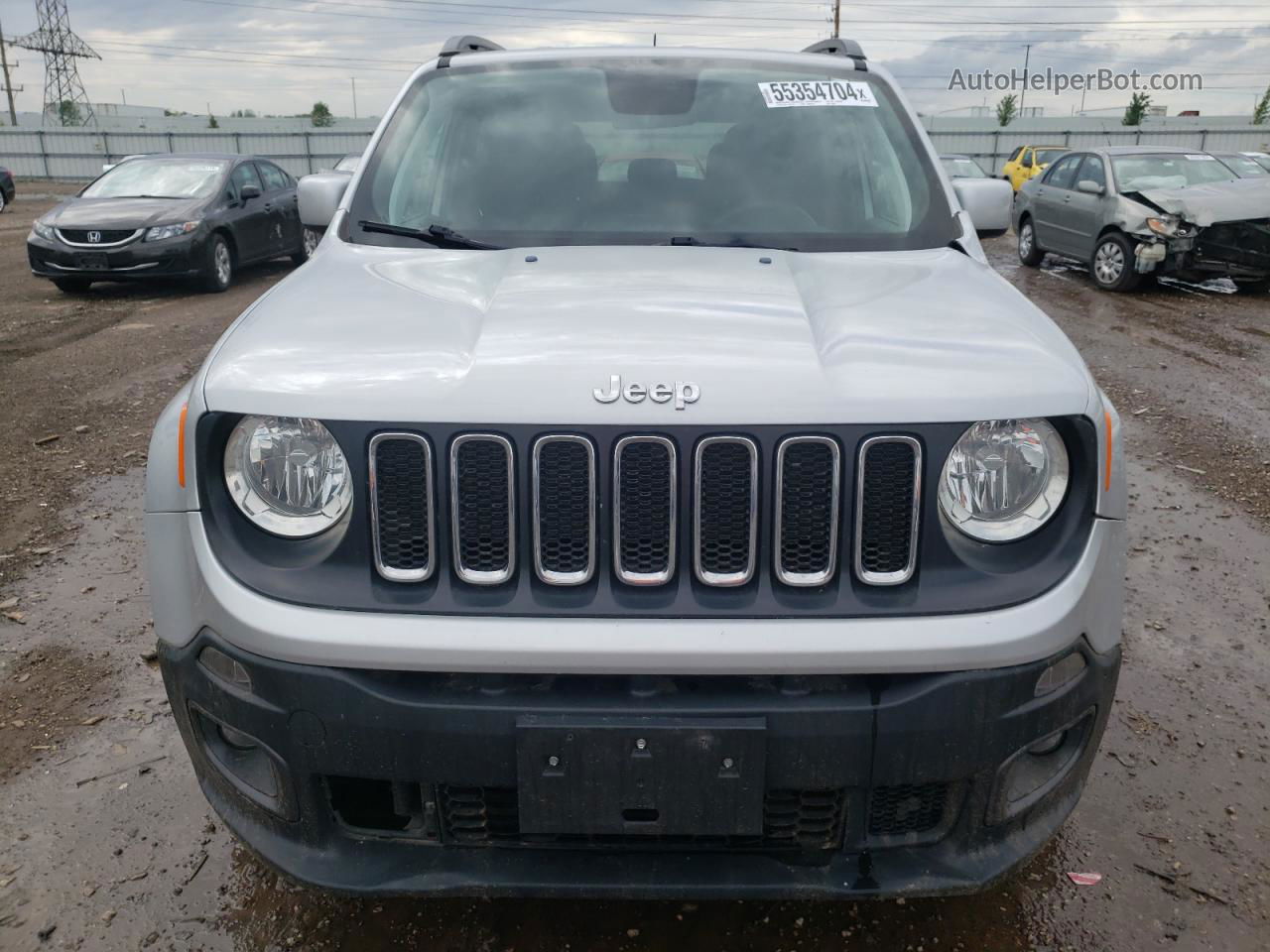 2018 Jeep Renegade Latitude Silver vin: ZACCJABB6JPJ70905