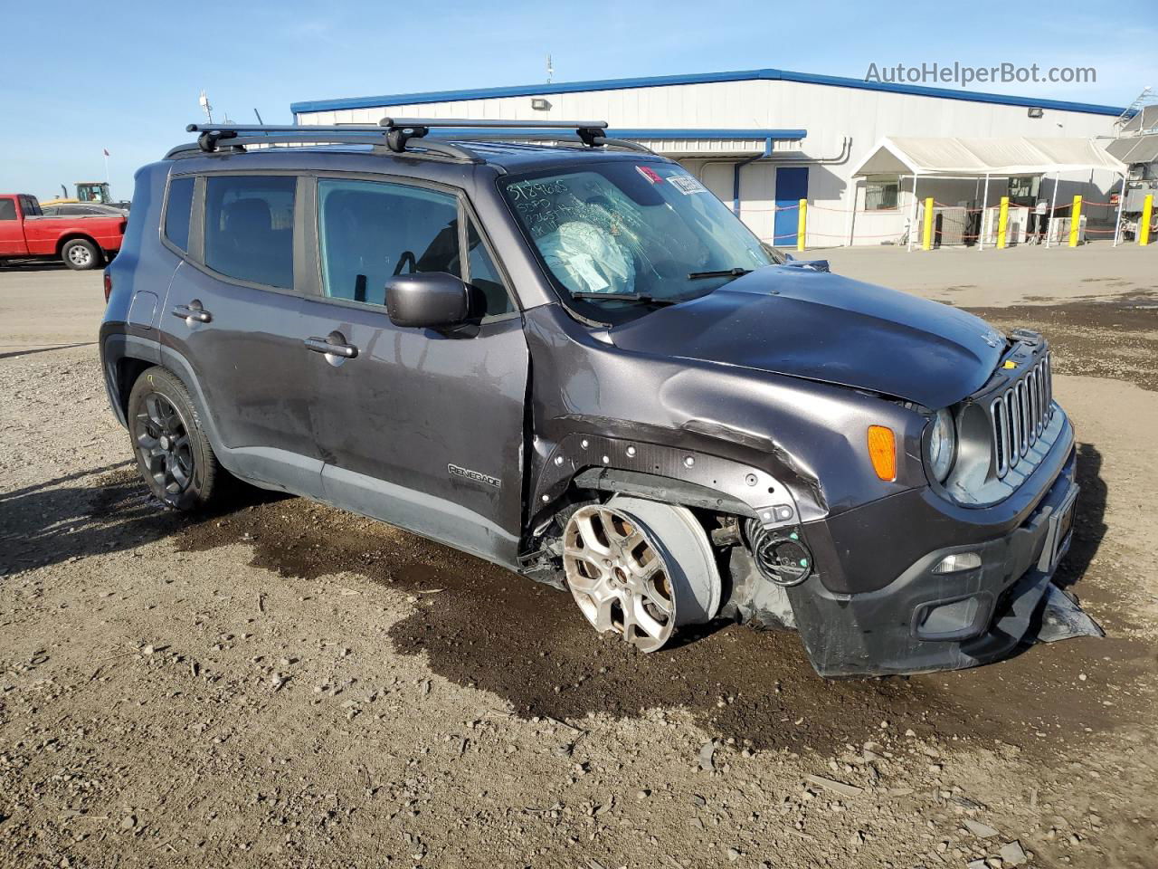 2017 Jeep Renegade Latitude Gray vin: ZACCJABB7HPF52521