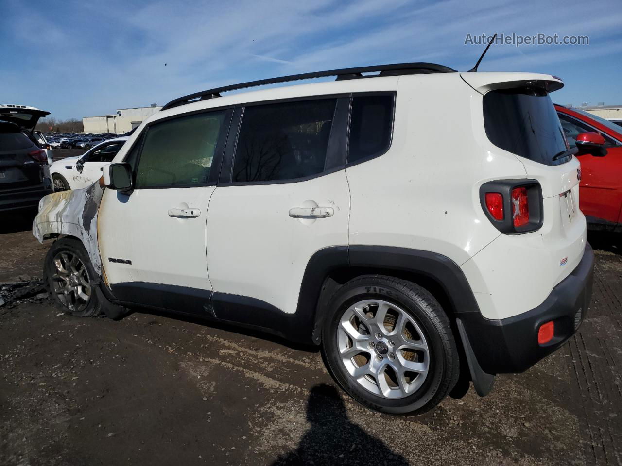 2017 Jeep Renegade Latitude White vin: ZACCJABB7HPG08571