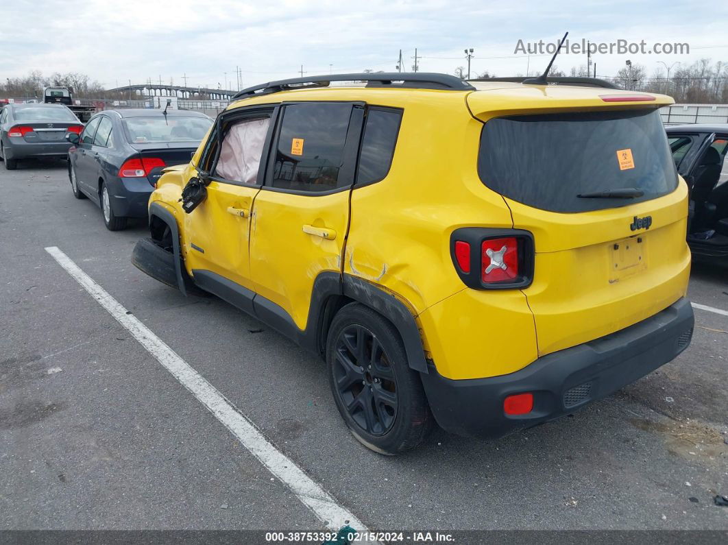 2017 Jeep Renegade Altitude Fwd Yellow vin: ZACCJABB7HPG53512