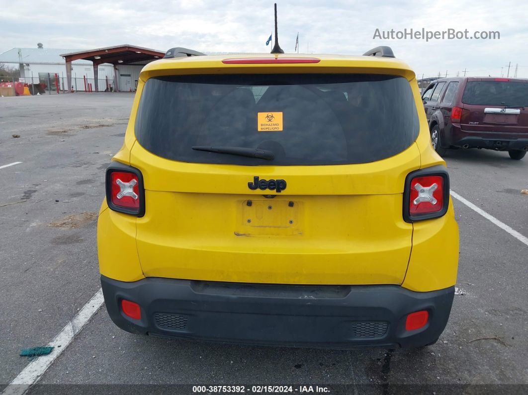 2017 Jeep Renegade Altitude Fwd Yellow vin: ZACCJABB7HPG53512