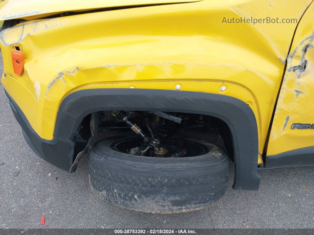 2017 Jeep Renegade Altitude Fwd Yellow vin: ZACCJABB7HPG53512