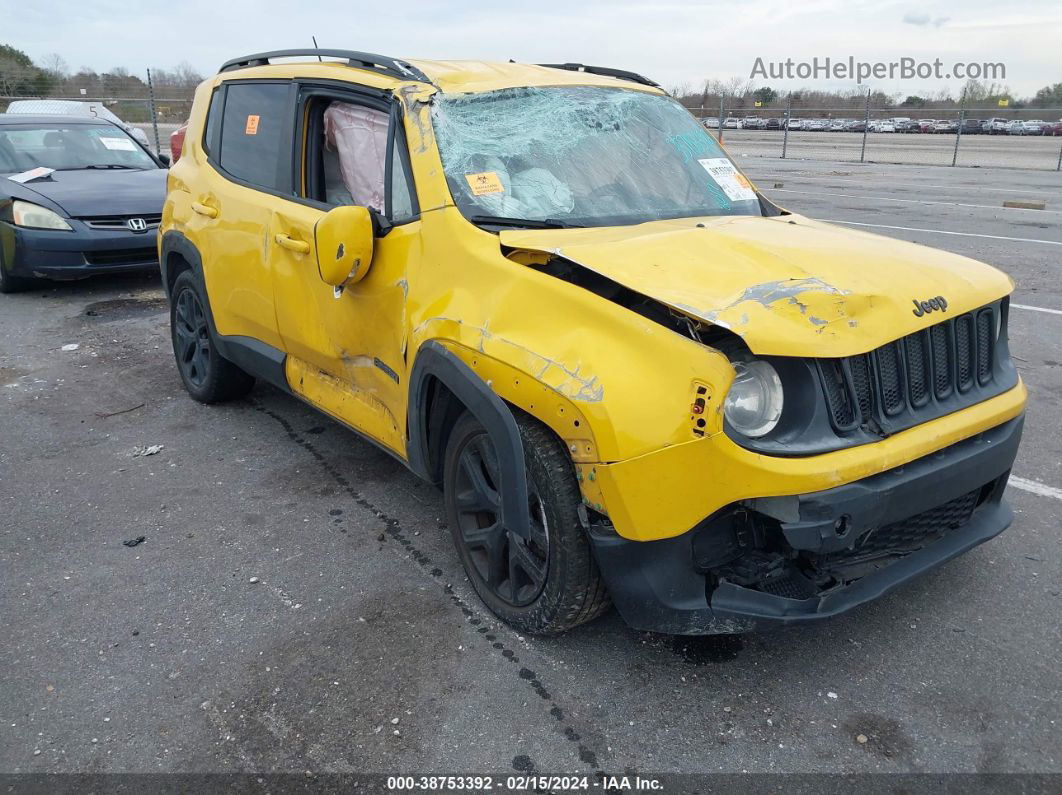 2017 Jeep Renegade Altitude Fwd Yellow vin: ZACCJABB7HPG53512