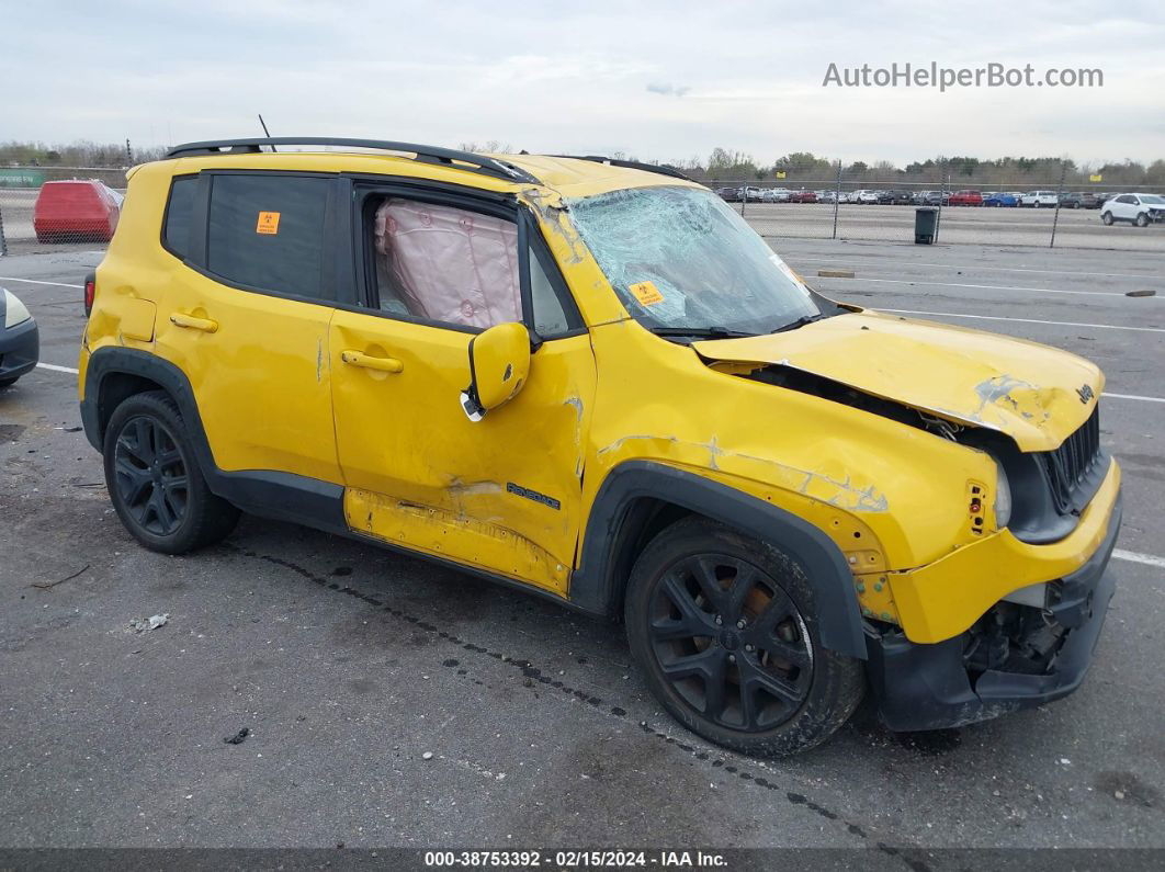 2017 Jeep Renegade Altitude Fwd Yellow vin: ZACCJABB7HPG53512