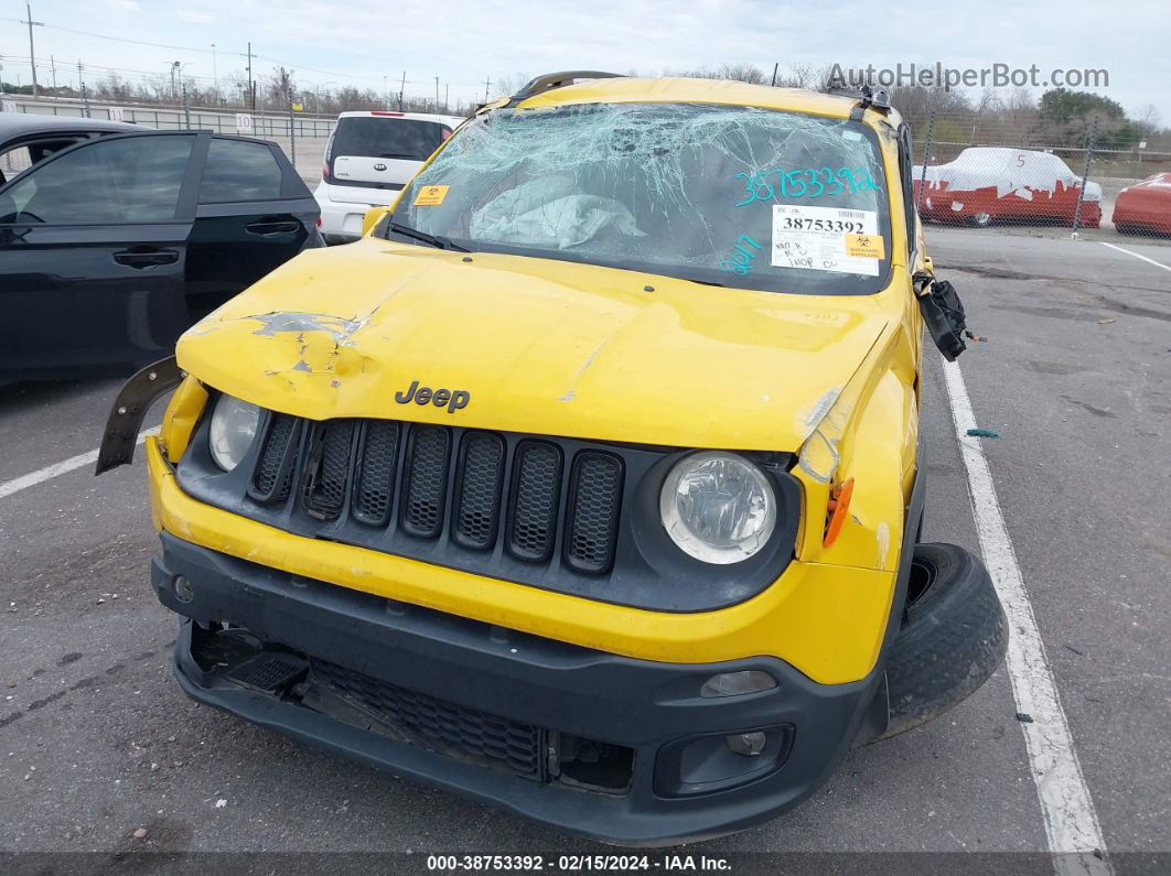 2017 Jeep Renegade Altitude Fwd Yellow vin: ZACCJABB7HPG53512