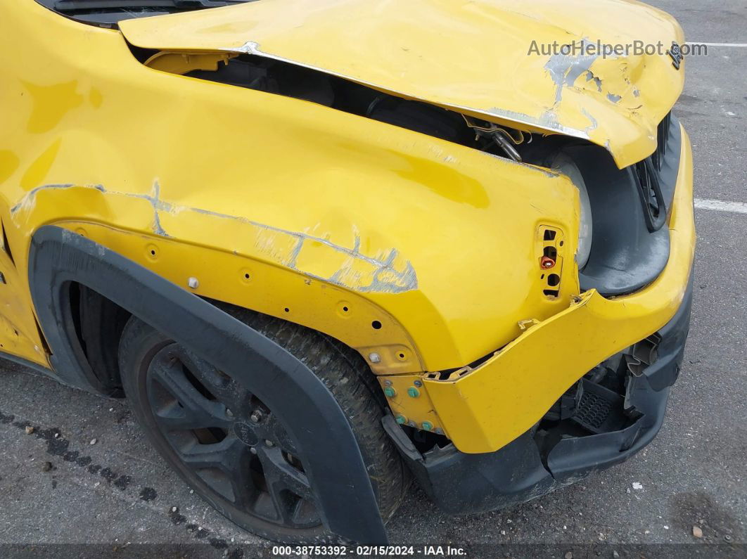 2017 Jeep Renegade Altitude Fwd Yellow vin: ZACCJABB7HPG53512