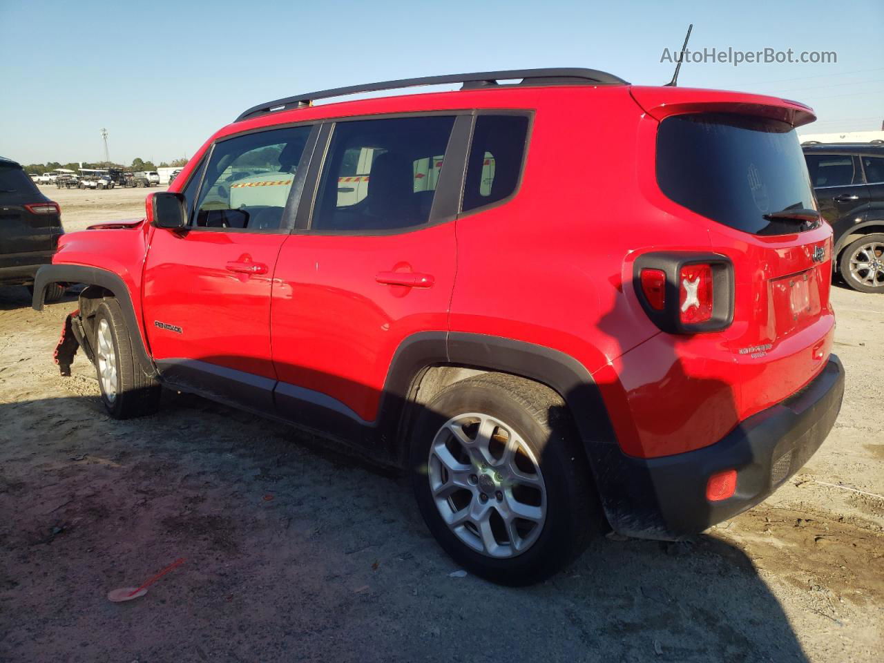 2018 Jeep Renegade Latitude Красный vin: ZACCJABB7JPH06697