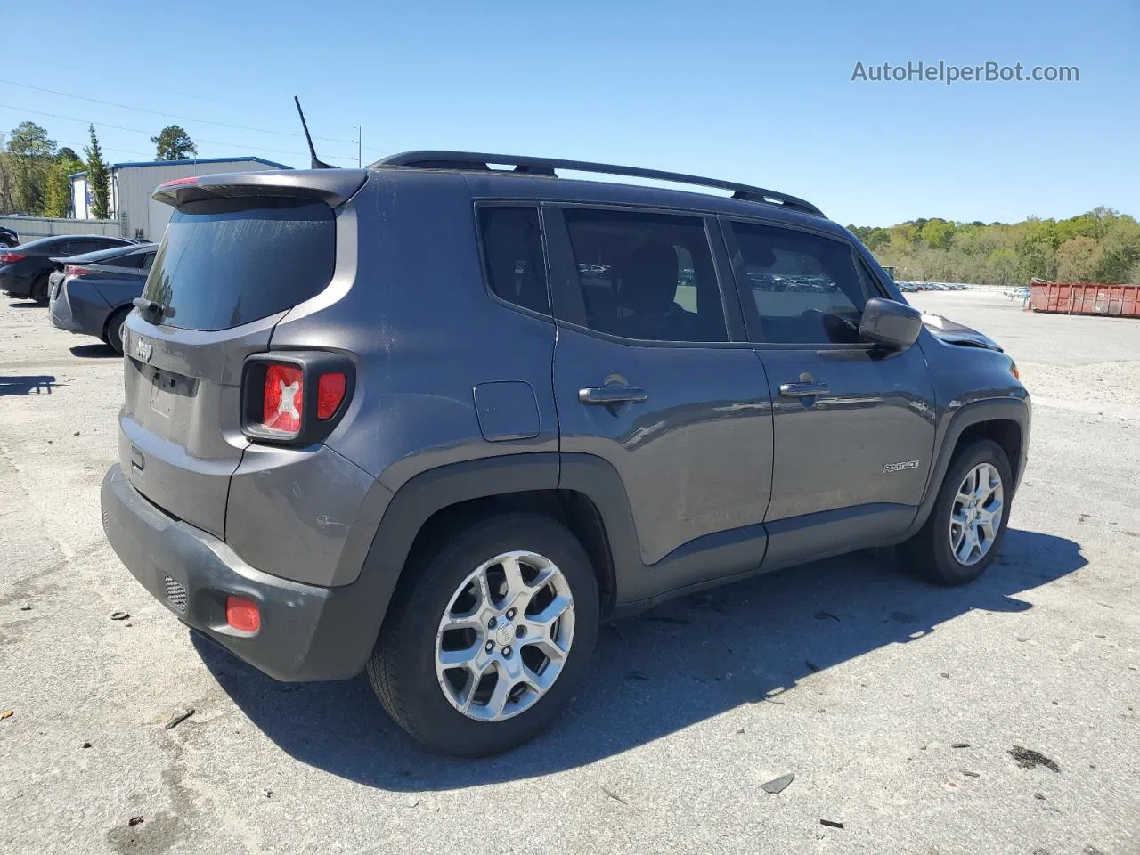 2018 Jeep Renegade Latitude Gray vin: ZACCJABB7JPH48805