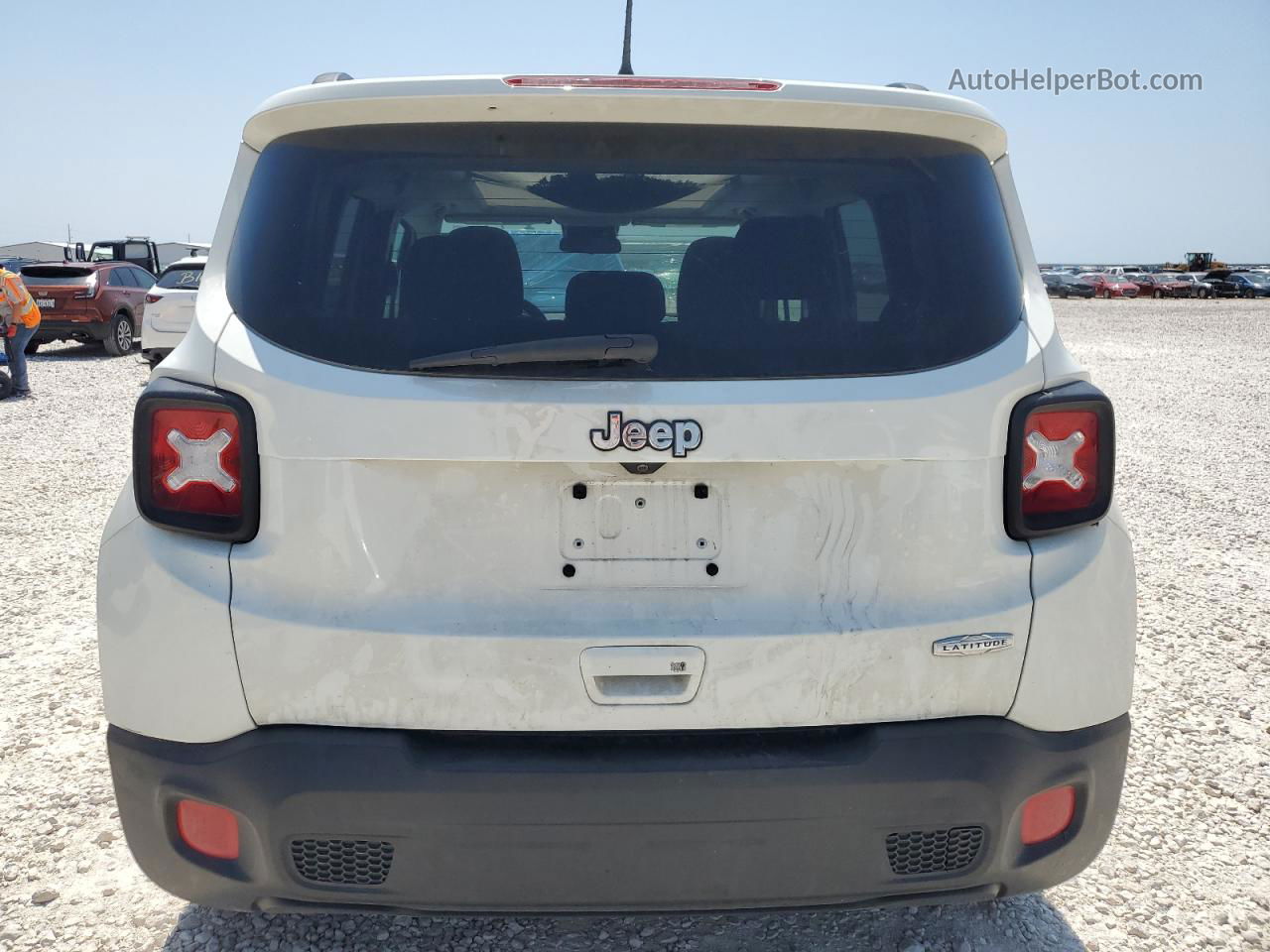 2018 Jeep Renegade Latitude White vin: ZACCJABB7JPJ04301