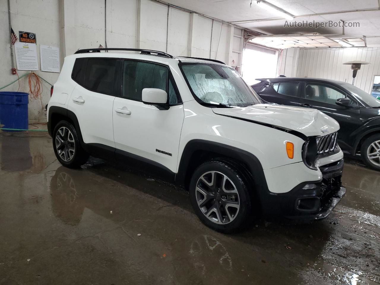 2018 Jeep Renegade Latitude White vin: ZACCJABB7JPJ08123